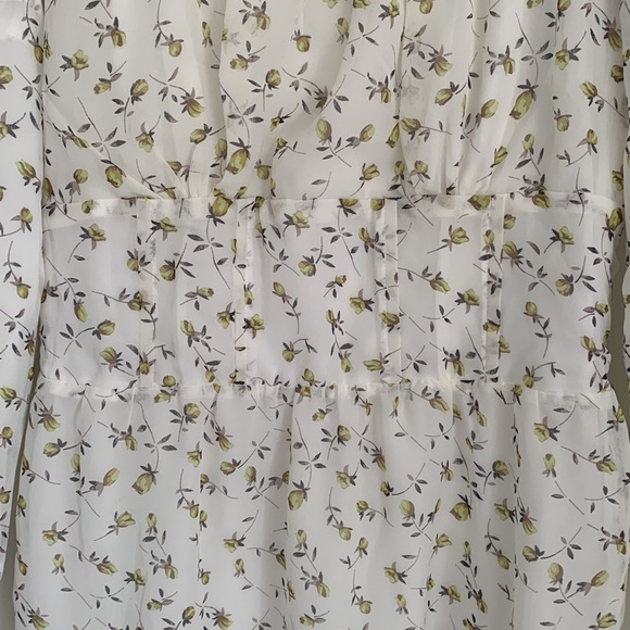 Pretty Little Thing Longsleeve Floral Dress US Size 4 - Picture 4 of 6